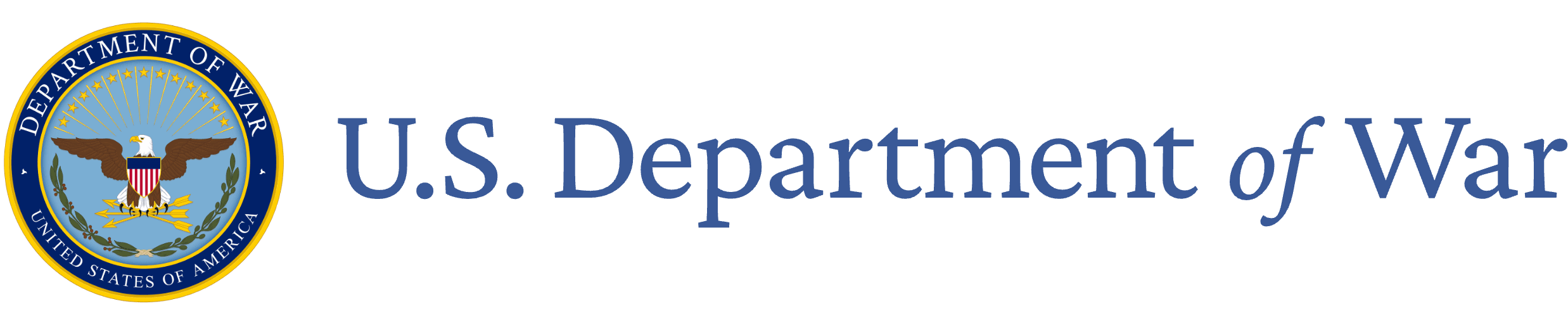 U.S. Department of War logo