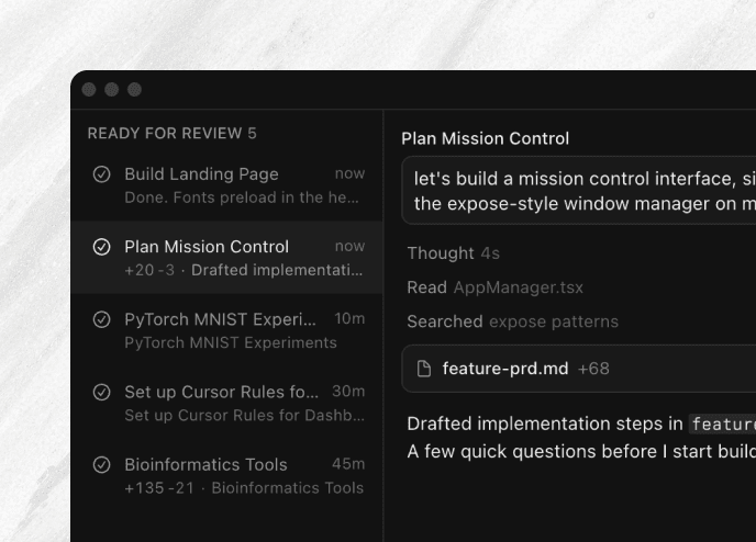 Cursor product preview