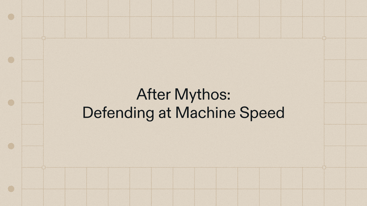 After Mythos: Defending at Machine Speed