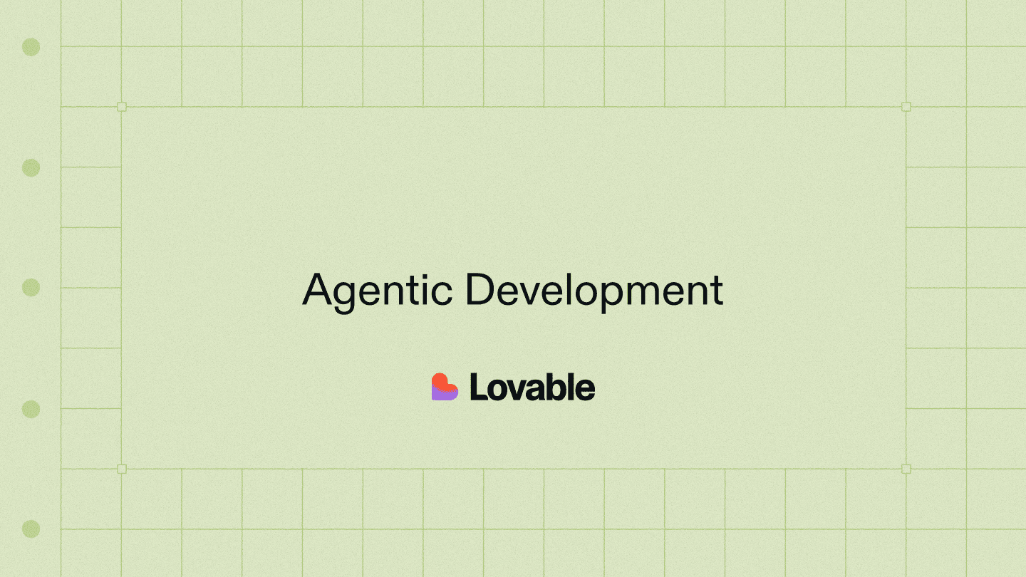 Agentic Development Whitepaper - co-authored with Lovable