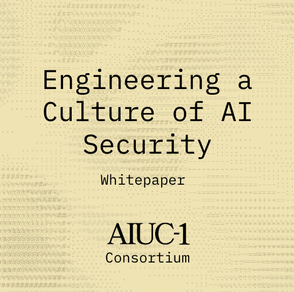 Engineering a Culture of AI security